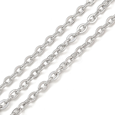 Tarnish Resistant 304 Stainless Steel Cable Chains CHS-R008-13-1