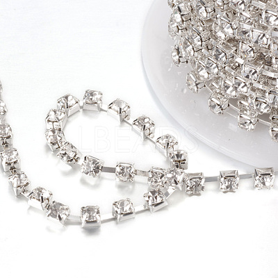 Iron Rhinestone Strass Chains CHC-T002-SS6-01S-1-1