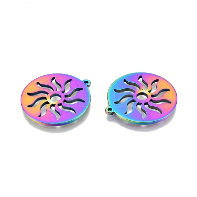 Ion Plating(IP) 201 Stainless Steel Pendants STAS-N098-109M-1