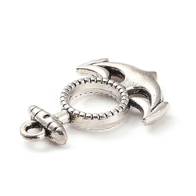 Tibetan Style Alloy Pendants PALLOY-P293-070AS-1