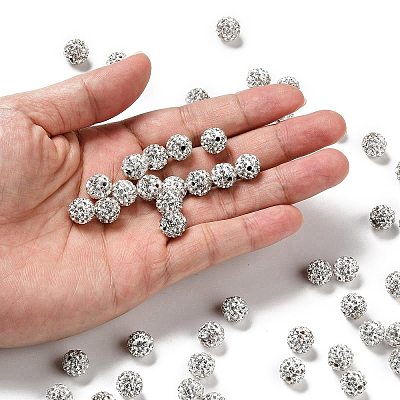 Pave Disco Ball Beads RB-A130-10mm-9-1