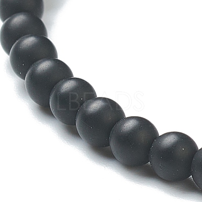 Glass Beaded Stretch Bracelets BJEW-D446-A-23-1
