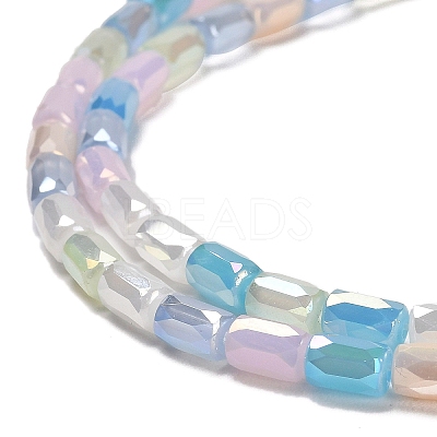 Electroplate Glass Beads Strands EGLA-D030-08J-1