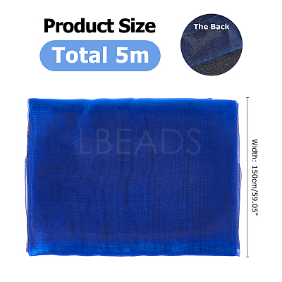 5M Organza Fabric DIY-HS0002-53B-1