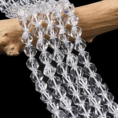 Synthetic Quartz Crystal Beads Strands G-Z119-A42-02-1