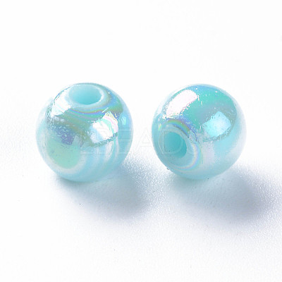 Opaque Acrylic Beads X-MACR-S370-D8mm-A07-1