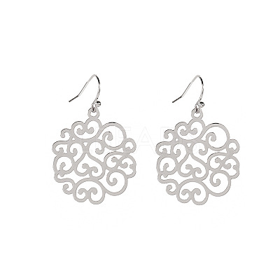 Brass Dangle Earrings for Women WG9C1F6-02-1
