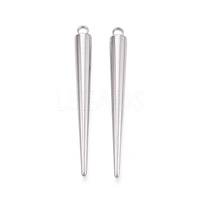 304 Stainless Steel Pendants STAS-T075-22F-P-1