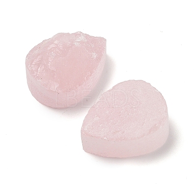 Natural Rose Quartz Cabochons G-K338-40A-02-1