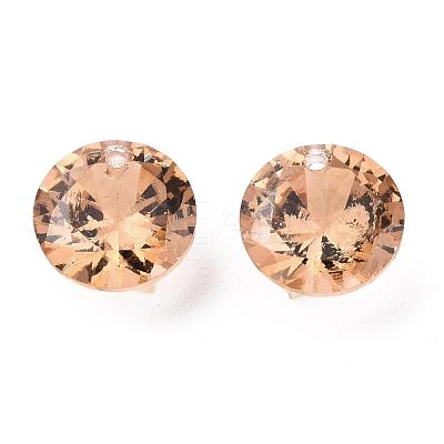 Cubic Zirconia Charms ZIRC-N033-A-06-1