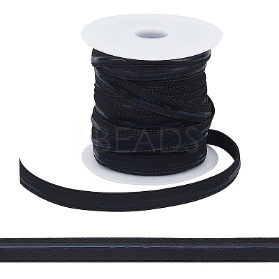 20 Yards Flat Polyester Non-Slip Elastic Band OCOR-WH0082-72A-1