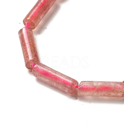Natural Strawberry Quartz Beads Strands X-G-D464-43-1