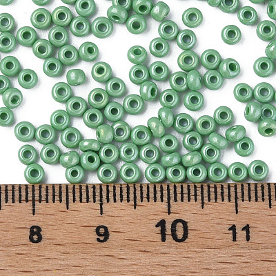 8/0 Czech Opaque Glass Seed Beads SEED-N004-003A-02-1
