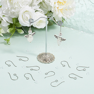 20Pcs Titanium Earring Hooks FIND-BBC0005-23-1