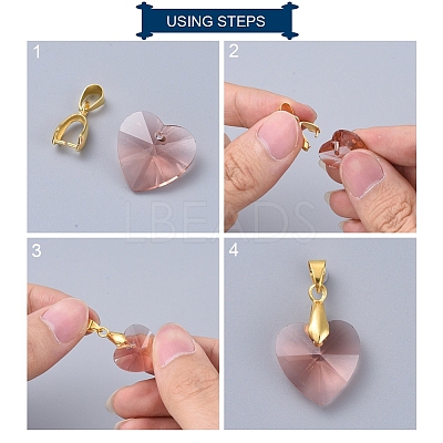 Brass Pinch Bails KK-KK16-G-01-FF-1