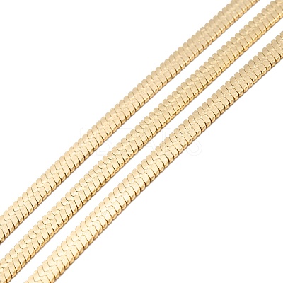 Ion Plating(IP) 304 Stainless Steel Herringbone Chains STAS-P290-02G-1
