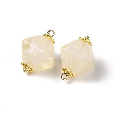 Two Tone Acrylic Pendants MACR-C033-07G-1