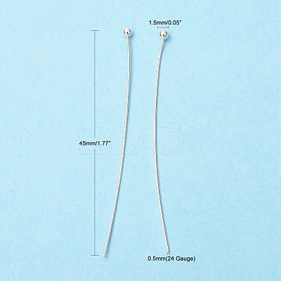 Brass Ball Head Pins RP0.5X45mm-S-1