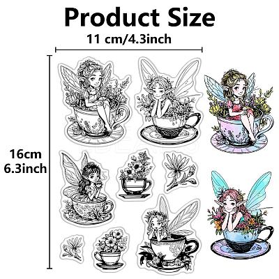 Plastic Stamps DIY-WH20018-0182-1