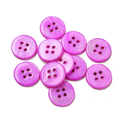 Freshwater Shell Buttons SHEL-C005-02E-1