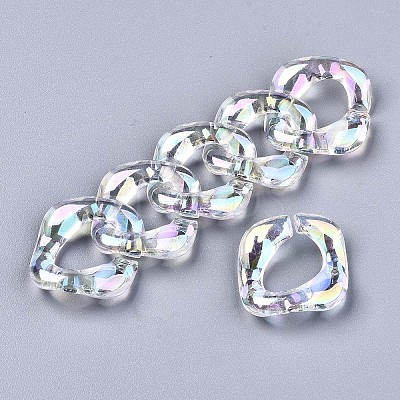 Transparent Acrylic Linkings Rings LS-PACR-N010-037-1
