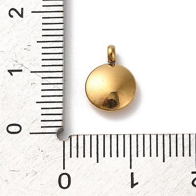 304 Stainless Steel Black Enamel Charms STAS-R009-02G-09-1