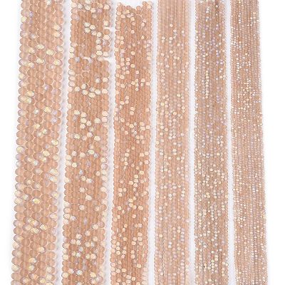 Transparent Glass Beads Strands EGLA-A044-T6mm-MB20-1