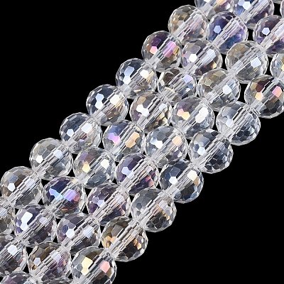 Transparent Glass Beads Strands LS-GLAA-Q107-02A-01-1