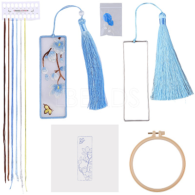 DIY Bookmarks Embroidery Starter Kit DIY-WH20816-004B-1