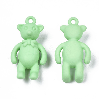 Rack Plating Spray Painted Alloy Pendants PALLOY-N172-001-05-1
