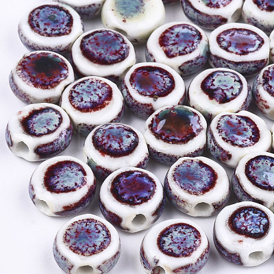 Handmade Porcelain Beads PORC-S498-39J-1
