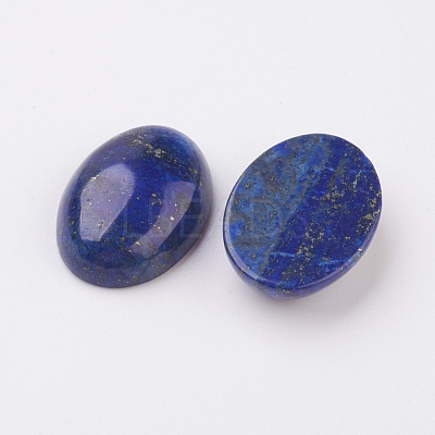 Natural Lapis Lazuli Flat Back Cabochons G-G741-30x40mm-15-1