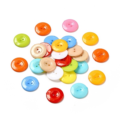 Acrylic Sewing Buttons for Costume Design BUTT-E087-C-M-1