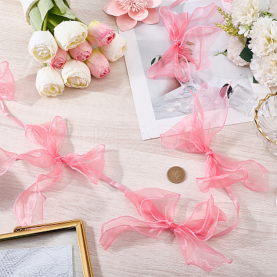 1Pc Polyester Bowknot Hanging Banners FEPA-CP0001-03-1