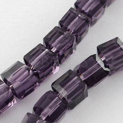 Glass Bead Strands GLAA-R041-8x8mm-19-1