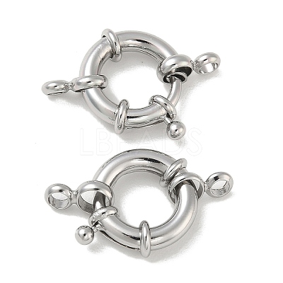 Brass Spring Ring Clasps KK-CBAD851-02P-04-1