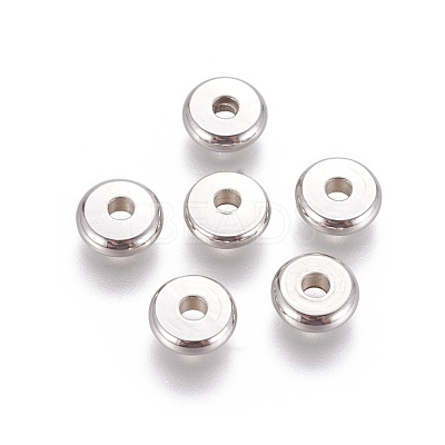 Tarnish Resistant 304 Stainless Steel Spacer Beads STAS-F205-02P-C-1