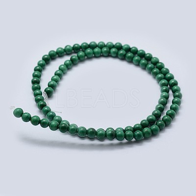 Natural Malachite Beads Strands G-F571-27AB1-3mm-1