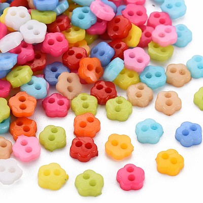 2-Hole Plastic Buttons BUTT-N018-029-1