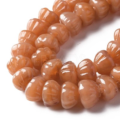Autumn Theme Handmade Lampwork Beads Strands LAMP-T017-06C-1