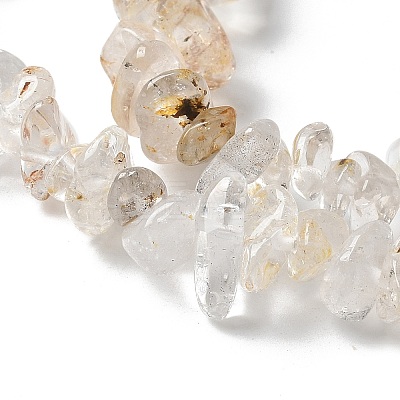 Natural Herkimer Diamond Beads Strands X-G-M205-95-1
