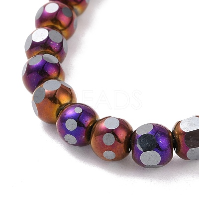 Electroplated Non-magnetic Synthetic Hematite Beads Strands G-G862-02H-1