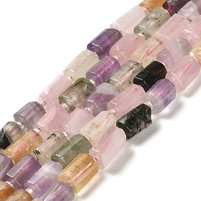 Natural Mixed Quartz Beads Strands G-N327-06-15-1