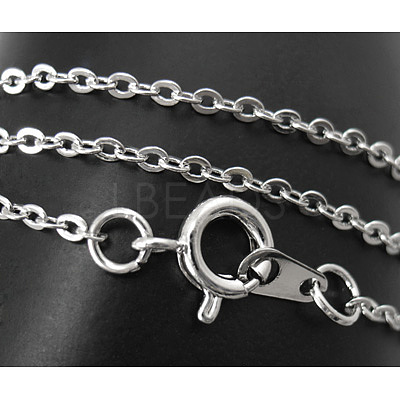 Brass Chain Necklace X-SW028-NF-1
