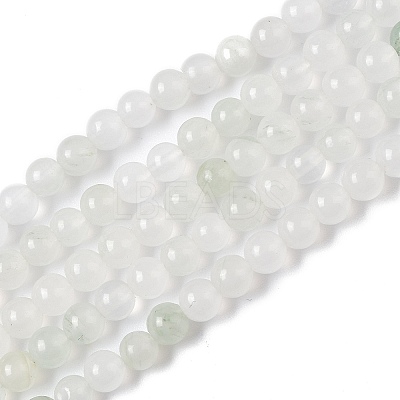 Natural Tianshan Cui Quartzite Beads Strands X-G-B046-01D-1