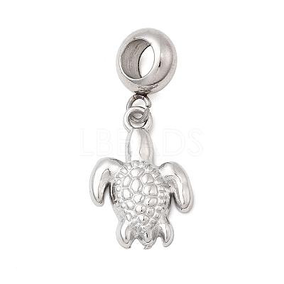 304 Stainless Steel Sea Animal European Dangle Charms LS-STAS-D153-04A-P-1
