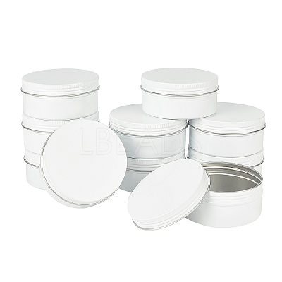 Round Aluminium Tin Cans CON-WH0079-13D-1