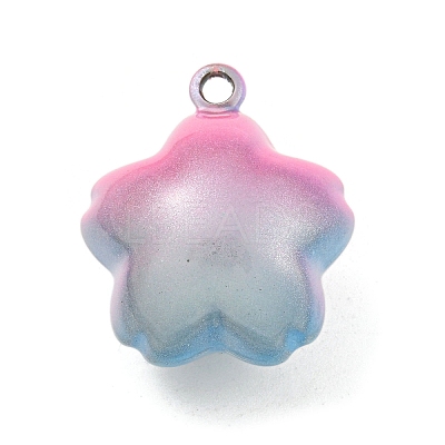 Brass Bell Pendants KK-B086-02D-1