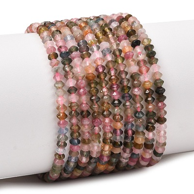 Natural Multicolor Tourmaline Beads Strands G-D110-C02-03-1