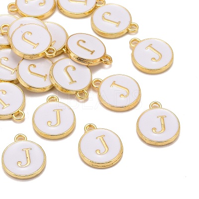 Golden Plated Alloy Charms LS-X-ENAM-S118-01J-1
